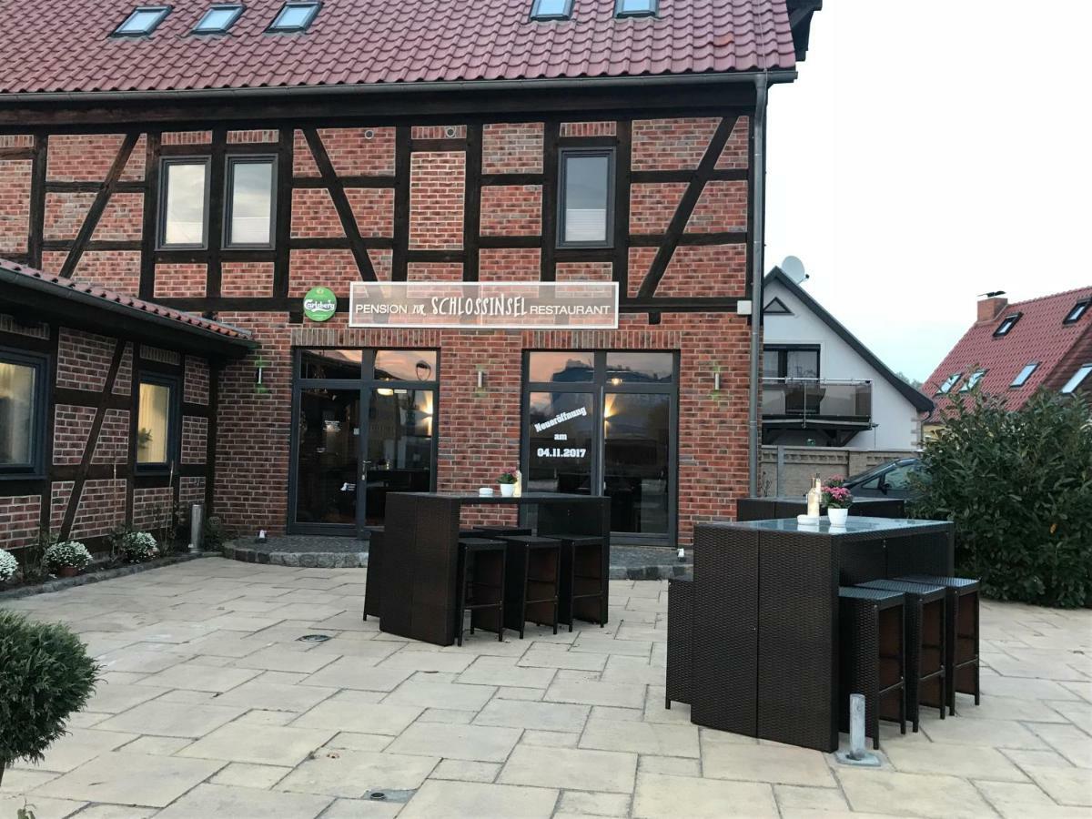 Zur Schlossinsel Hotel Wolgast Buitenkant foto